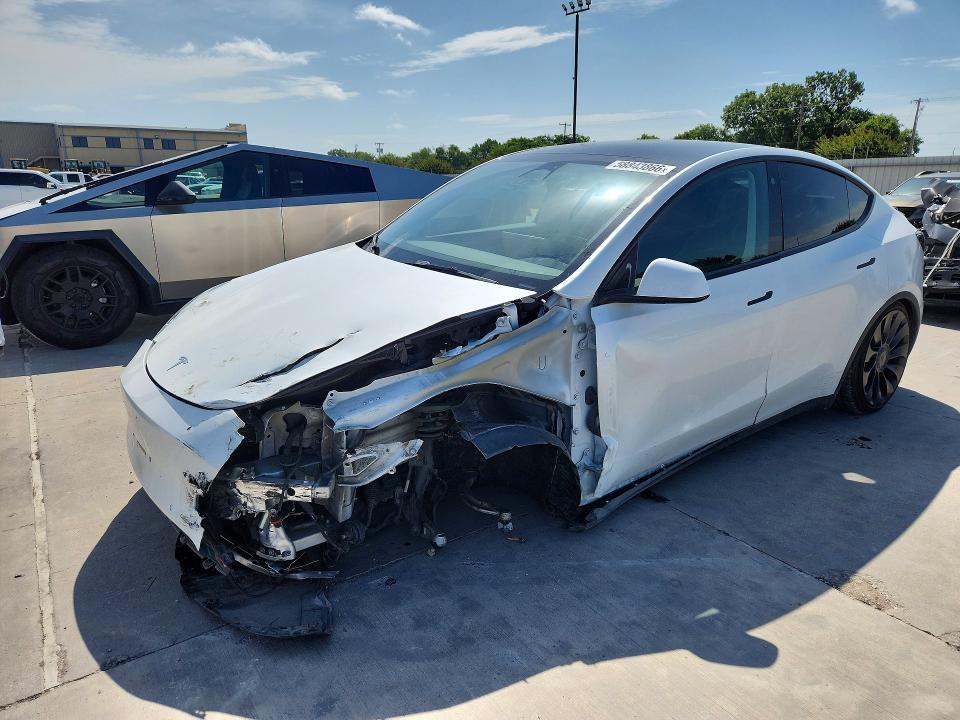 2022 Tesla Model Y მანქანა იყიდება აუქციონზე, vin: 7SAYGDEF0NF539684, აუქციონის ნომერი: 58843866