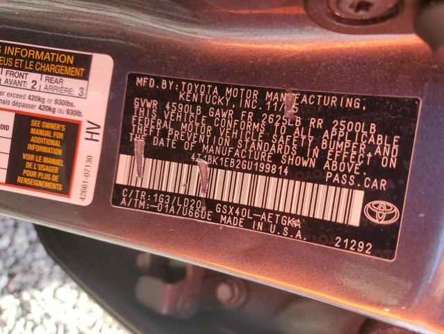 Продажа на аукционе авто 2016 Toyota Avalon, vin: 4T1BK1EB2GU199814, номер лота: 55726796