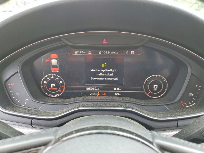 2018 Audi A4 მანქანა იყიდება აუქციონზე, vin: WAUENAF48JA060088, აუქციონის ნომერი: 54993876