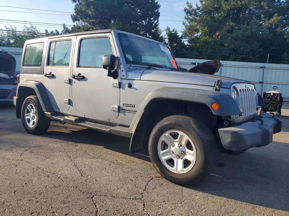 2016 Jeep Wrangler Unlimited მანქანა იყიდება აუქციონზე, vin: 1C4BJWKG7GL200305, აუქციონის ნომერი: 55354106