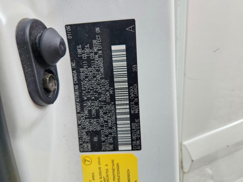 Продажа на аукционе авто 2006 Lexus Rx, vin: 2T2GA31U96C049674, номер лота: 58146686