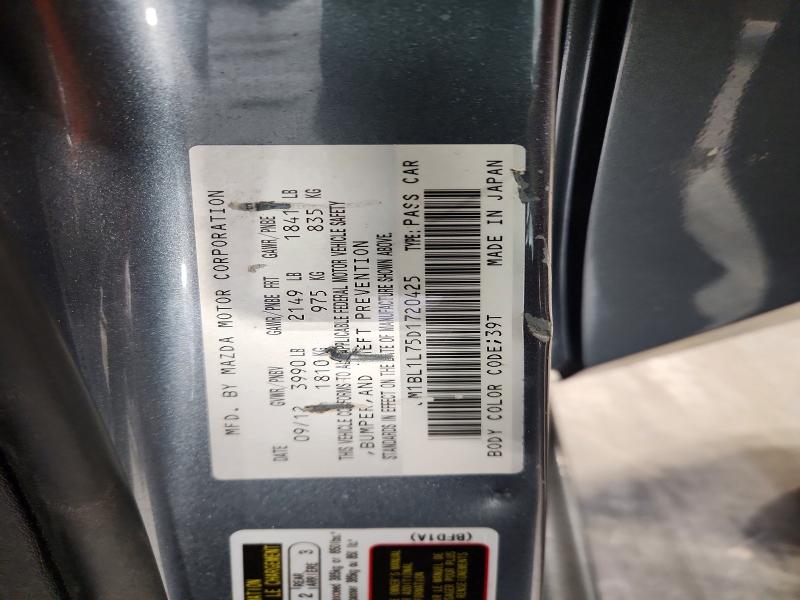 Aukcja sprzedaży 2013 Mazda 3, vin: JM1BL1L75D1720425, numer aukcji: 57336476