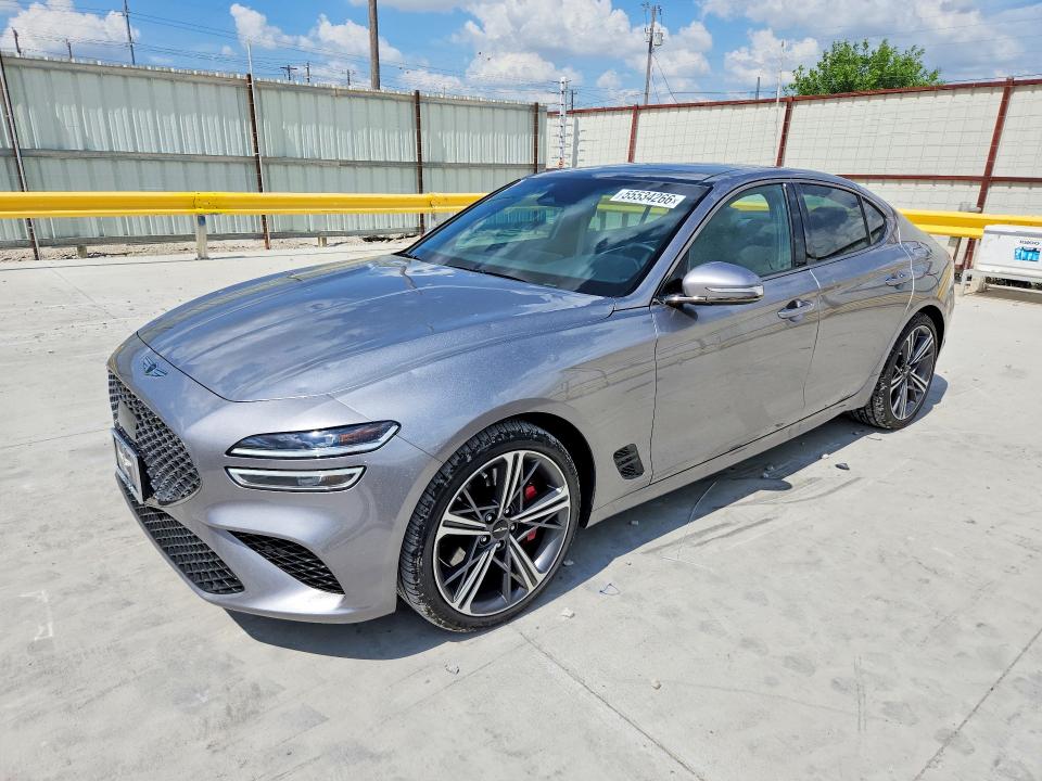 2025 Genesis G70 მანქანა იყიდება აუქციონზე, vin: KMTG34SCXSU158962, აუქციონის ნომერი: 55534266