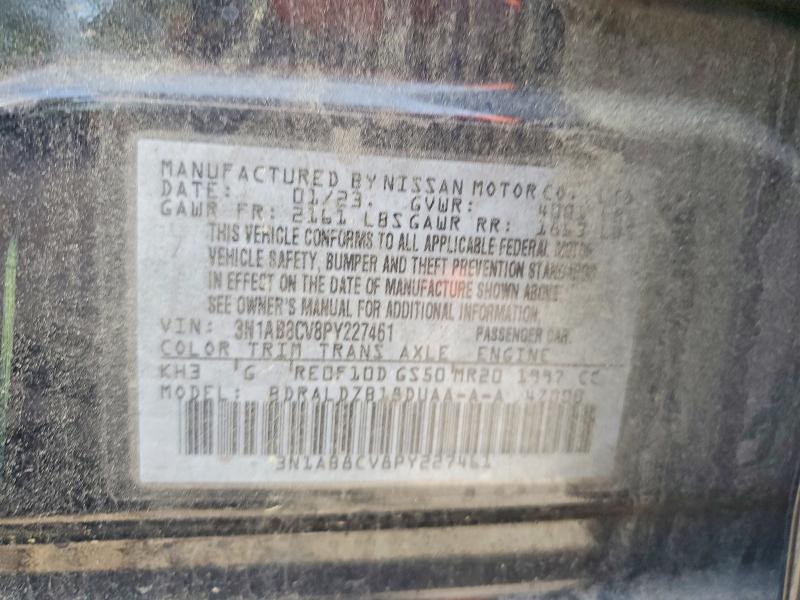 Продажа на аукционе авто 2023 Nissan Sentra, vin: 3N1AB8CV8PY227461, номер лота: 56024226