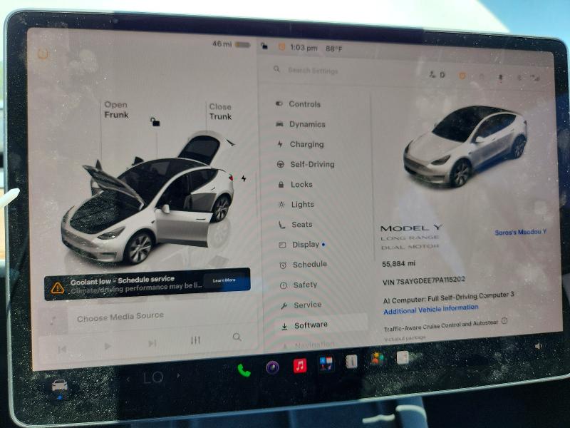 Продажа на аукционе авто 2023 Tesla Model Y, vin: 7SAYGDEE7PA115202, номер лота: 57867166