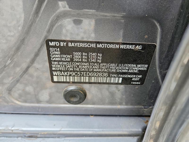 Продаж на аукціоні авто 2014 Bmw 550, vin: WBAKP9C57ED692836, номер лоту: 58489076