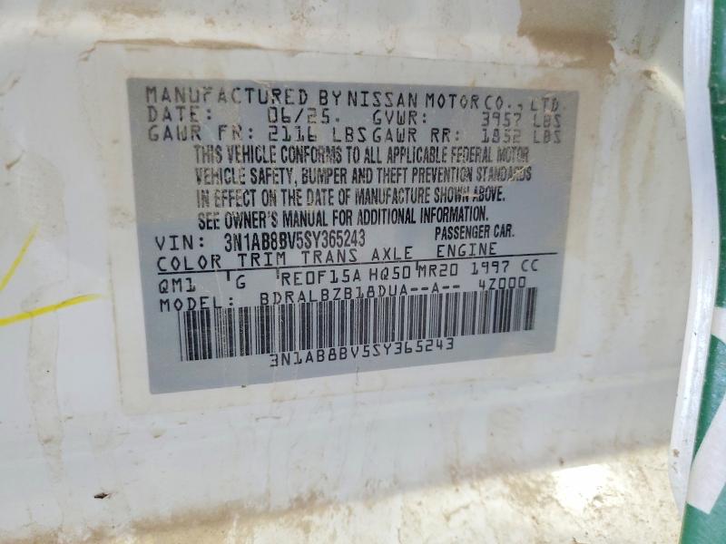 Продажа на аукционе авто 2025 Nissan Sentra, vin: 3N1AB8BV5SY365243, номер лота: 56571016