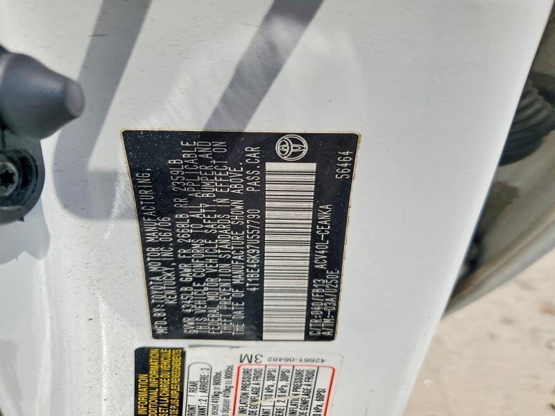 Продаж на аукціоні авто 2007 Toyota Camry, vin: 4T1BE46K97U557790, номер лоту: 56837286