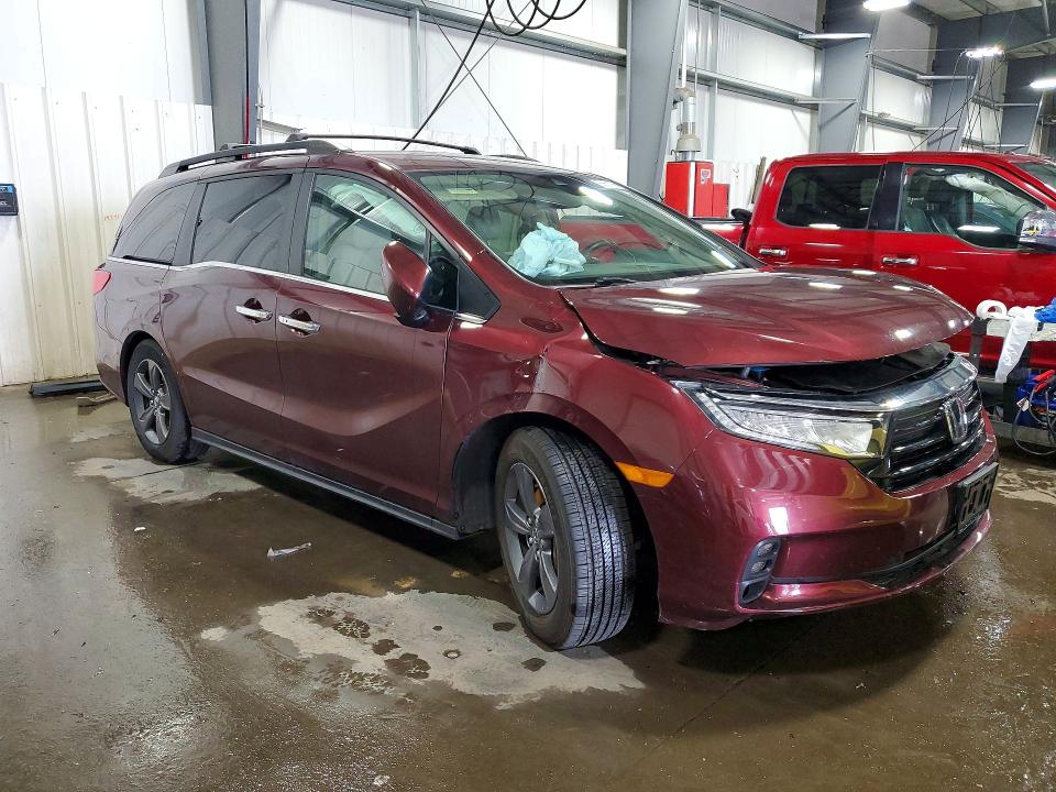 Продажа на аукционе авто 2021 Honda Odyssey, vin: 5FNRL6H54MB016341, номер лота: 55856766