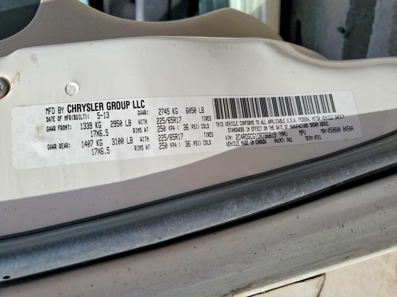 Aukcja sprzedaży 2013 Dodge Grand Caravan, vin: 2C4RDGCG1DR786819, numer aukcji: 57227086