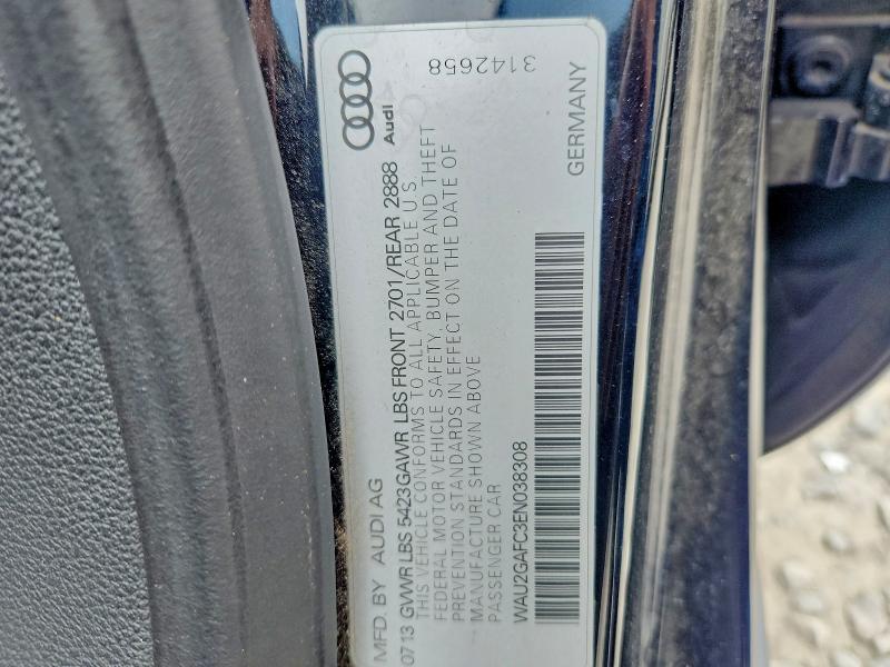 Продажа на аукционе авто 2014 Audi A7, vin: WAU2GAFC3EN038308, номер лота: 58534676