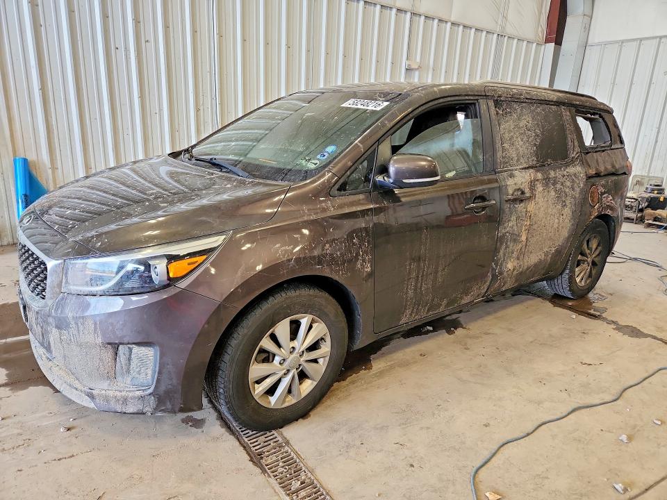2016 Kia Sedona მანქანა იყიდება აუქციონზე, vin: KNDMB5C14G6084764, აუქციონის ნომერი: 58248216
