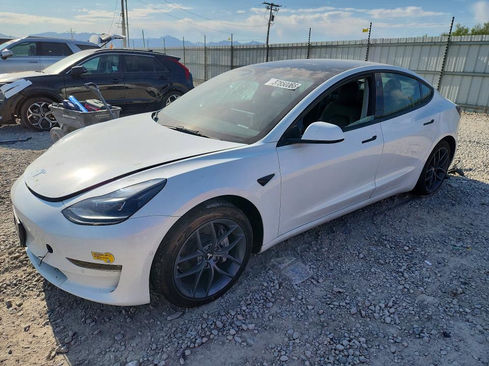 Продажа на аукционе авто 2022 Tesla Model 3, vin: 5YJ3E1EB8NF142815, номер лота: 57850066