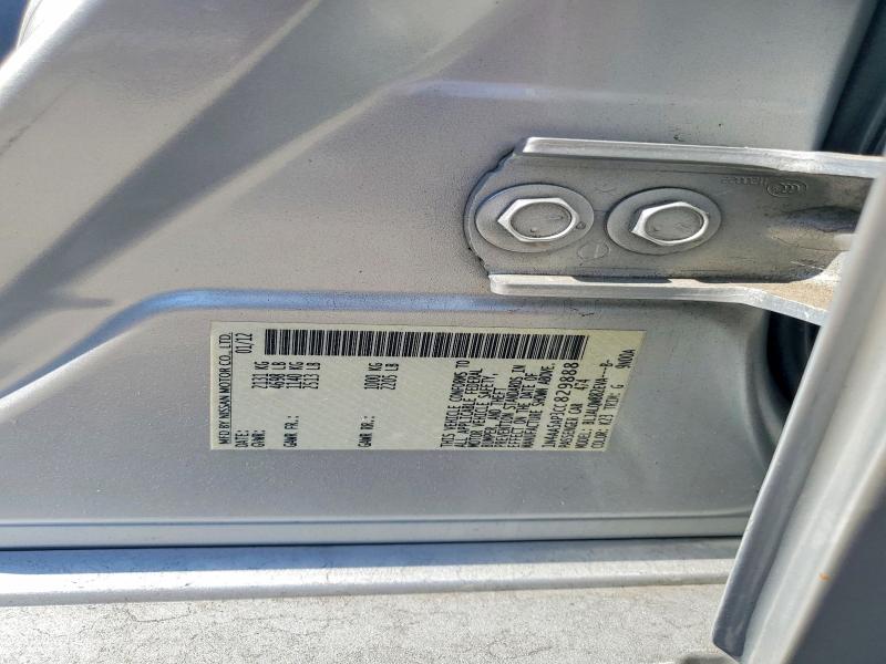 2012 Nissan Maxima მანქანა იყიდება აუქციონზე, vin: 1N4AA5AP3CC829888, აუქციონის ნომერი: 50724496