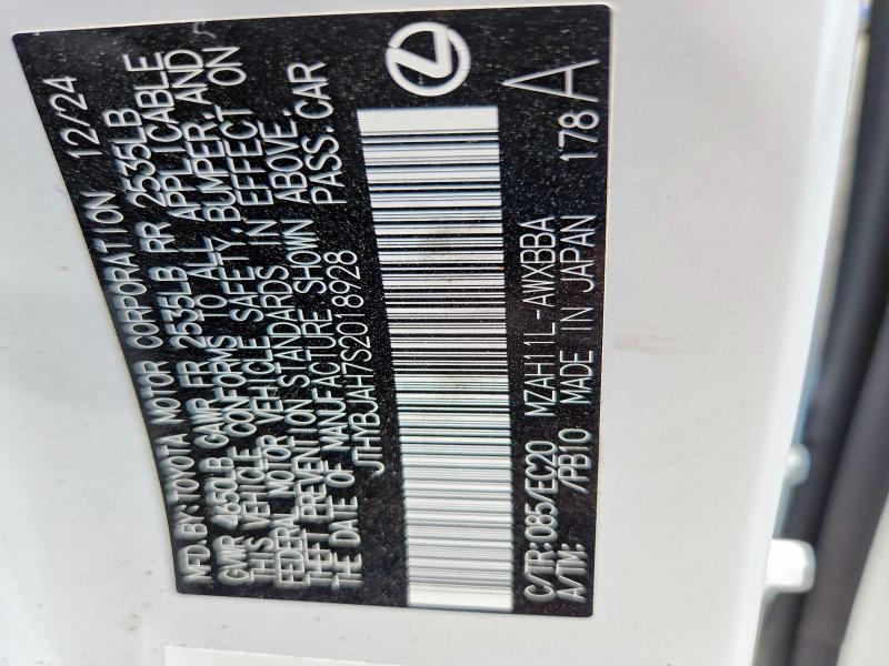 Продаж на аукціоні авто 2025 Lexus Ux 300h, vin: JTHYBJAH7S2018928, номер лоту: 56694206