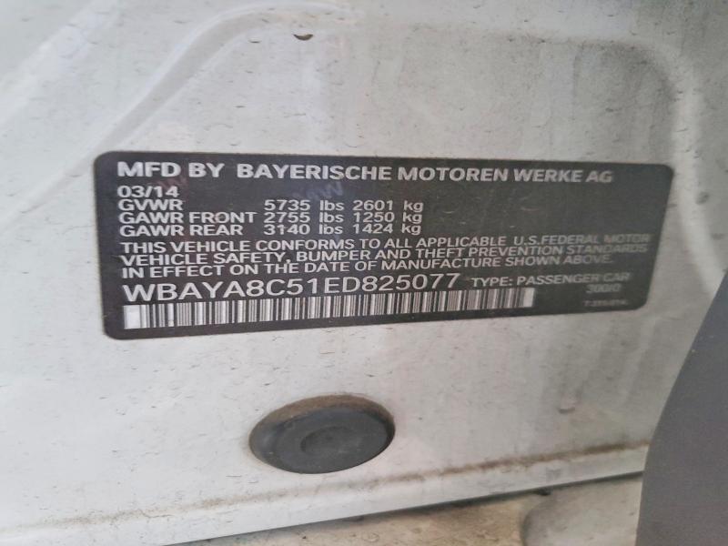 Aukcja sprzedaży 2014 Bmw 750, vin: WBAYA8C51ED825077, numer aukcji: 54440796