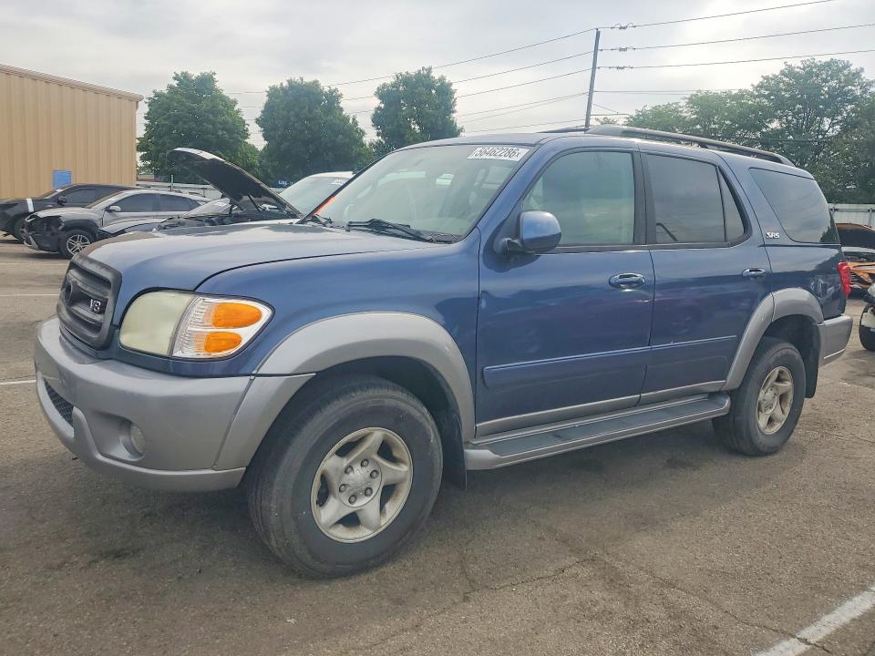 56462286 :رقم المزاد ، 5TDBT44AX2S073211 vin ، 2002 Toyota Sequoia مزاد بيع