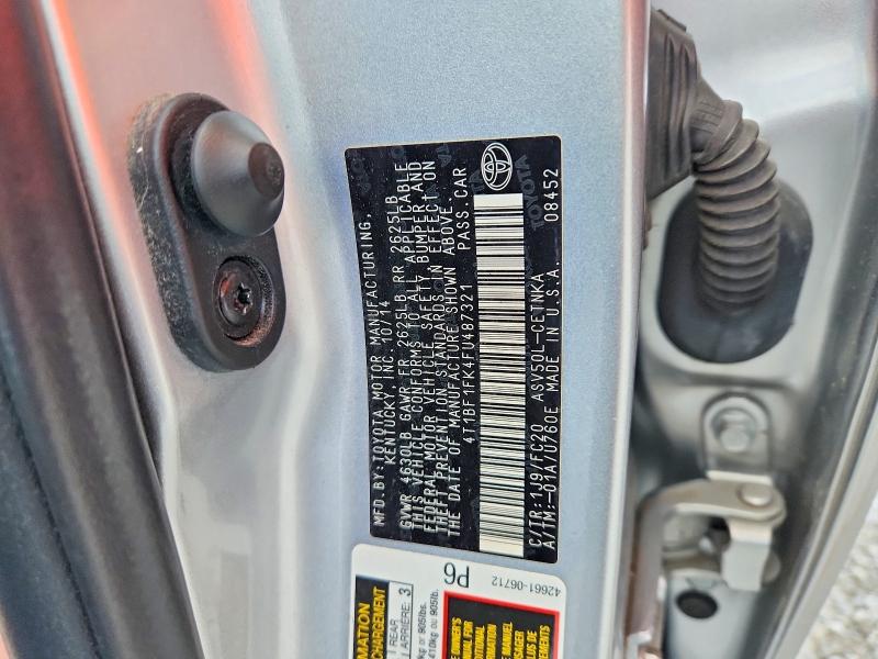 Auction sale of the 2015 Toyota Camry, vin: 4T1BF1FK4FU487321, lot number: 56153626