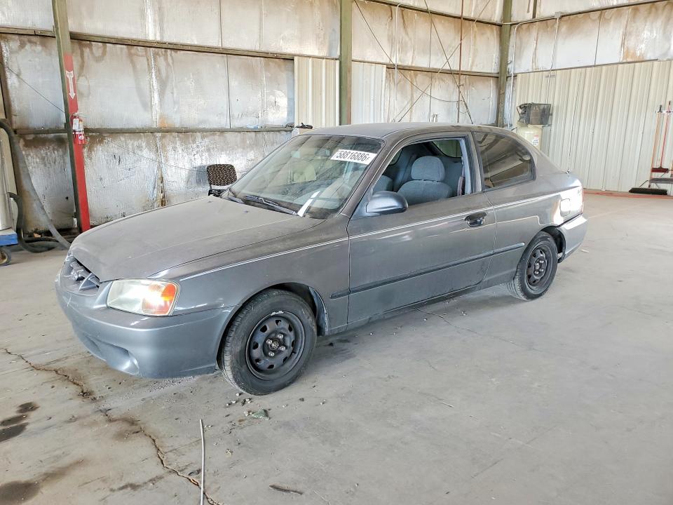 58816886 :رقم المزاد ، KMHCF35G71U134481 vin ، 2001 Hyundai Accent مزاد بيع