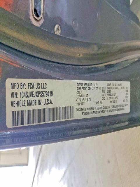 Aukcja sprzedaży 2023 Jeep Grand Wagoneer, vin: 1C4SJVEJXPS579419, numer aukcji: 58562276