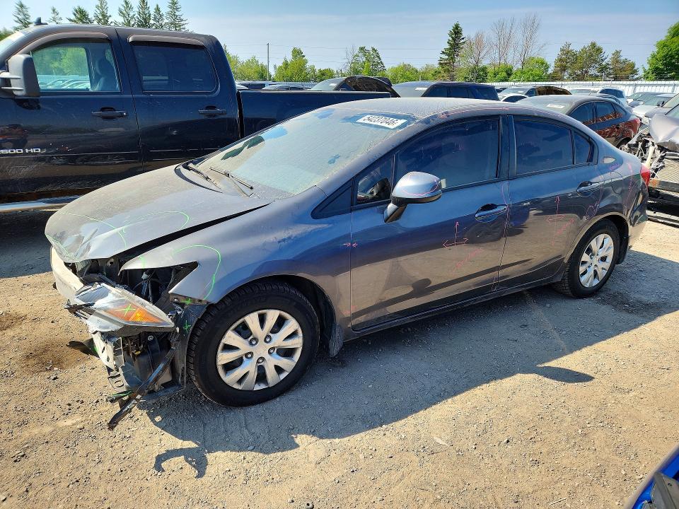 54237046 :رقم المزاد ، 2HGFB2F41CH059716 vin ، 2012 Honda Civic مزاد بيع