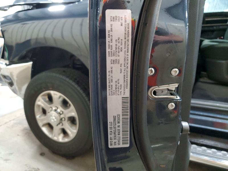 2026 Ram 2500 მანქანა იყიდება აუქციონზე, vin: 3C6UR5DJ8TG229802, აუქციონის ნომერი: 58289036