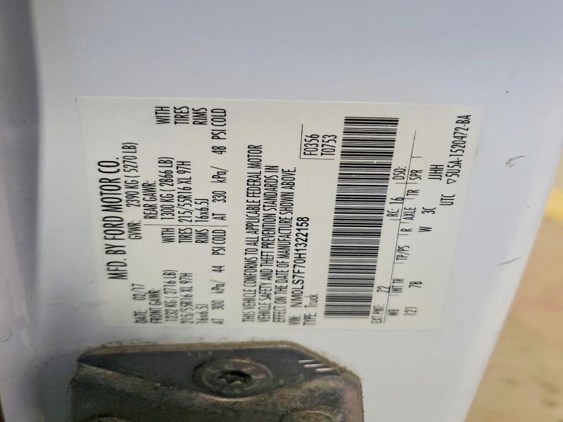 Aukcja sprzedaży 2017 Ford Transit Connect, vin: NM0LS7F70H1322158, numer aukcji: 56302836