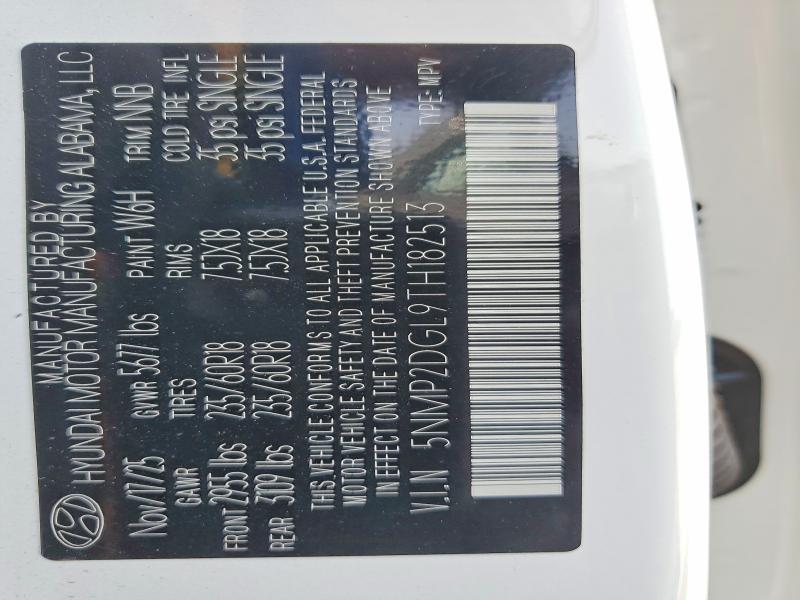 Продажа на аукционе авто 2026 Hyundai Santa Fe, vin: 5NMP2DGL9TH182513, номер лота: 55898676