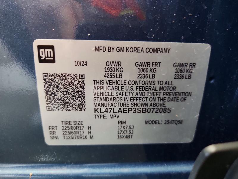 Продажа на аукционе авто 2025 Buick Envista, vin: KL47LAEP3SB072085, номер лота: 58054056
