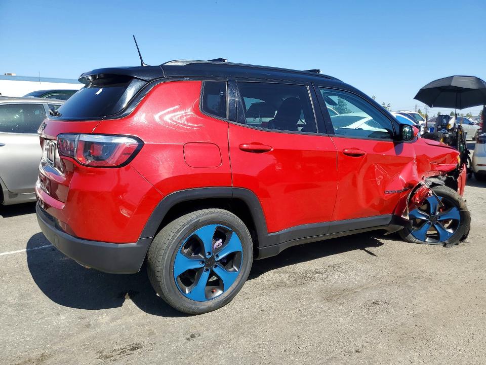 2020 Jeep Compass მანქანა იყიდება აუქციონზე, vin: 3C4NJDBB5LT120344, აუქციონის ნომერი: 55961196