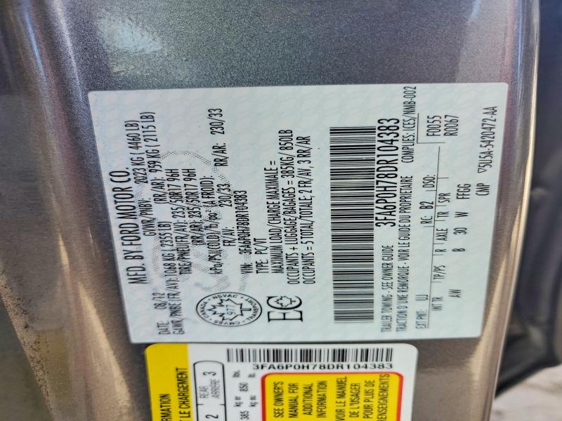 55544226 :رقم المزاد ، 3FA6P0H78DR104383 vin ، 2013 Ford Fusion مزاد بيع