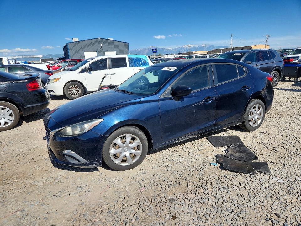 2016 Mazda 3 მანქანა იყიდება აუქციონზე, vin: JM1BM1T75G1307132, აუქციონის ნომერი: 55615036