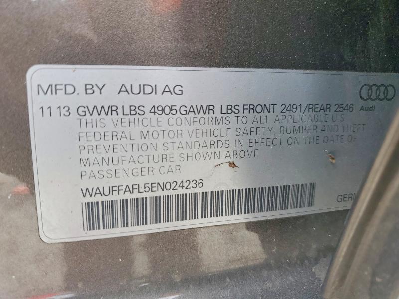 Aukcja sprzedaży 2014 Audi A4, vin: WAUFFAFL5EN024236, numer aukcji: 54911556