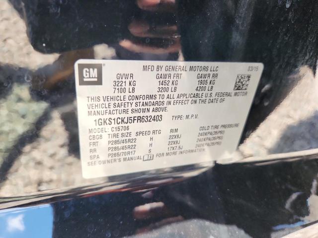 2015 Gmc Yukon მანქანა იყიდება აუქციონზე, vin: 1GKS1CKJ5FR632403, აუქციონის ნომერი: 55126686