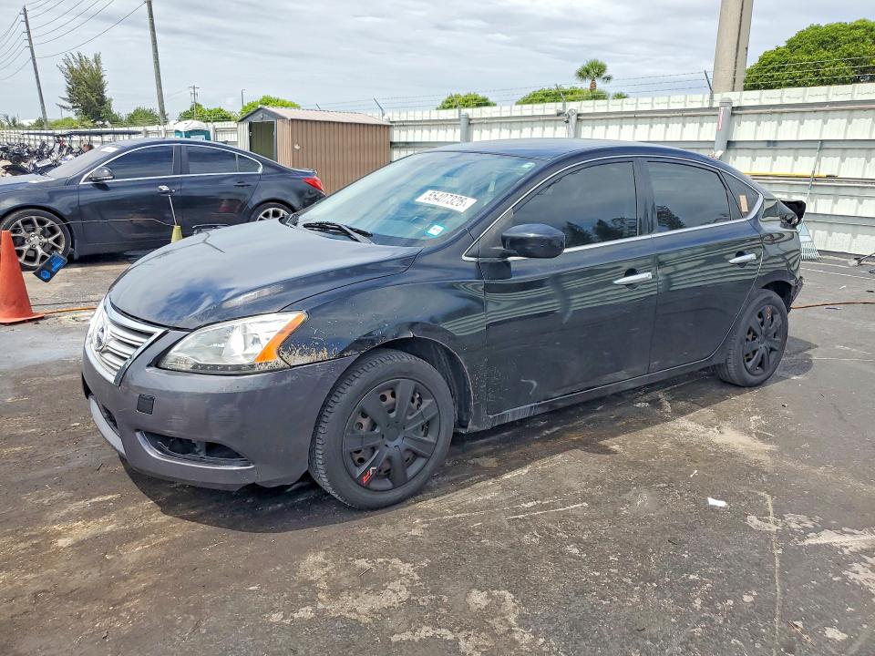 55407326 :رقم المزاد ، 3N1AB7APXEL660045 vin ، 2014 Nissan Sentra مزاد بيع