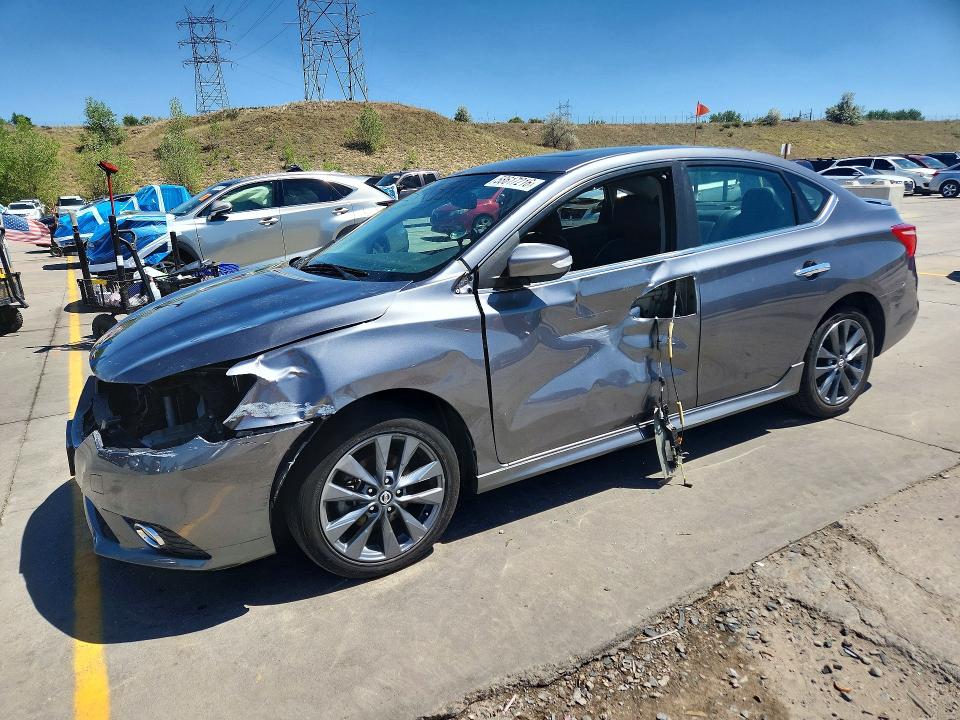 58617216 :رقم المزاد ، 3N1AB7AP6KY418318 vin ، 2019 Nissan Sentra مزاد بيع