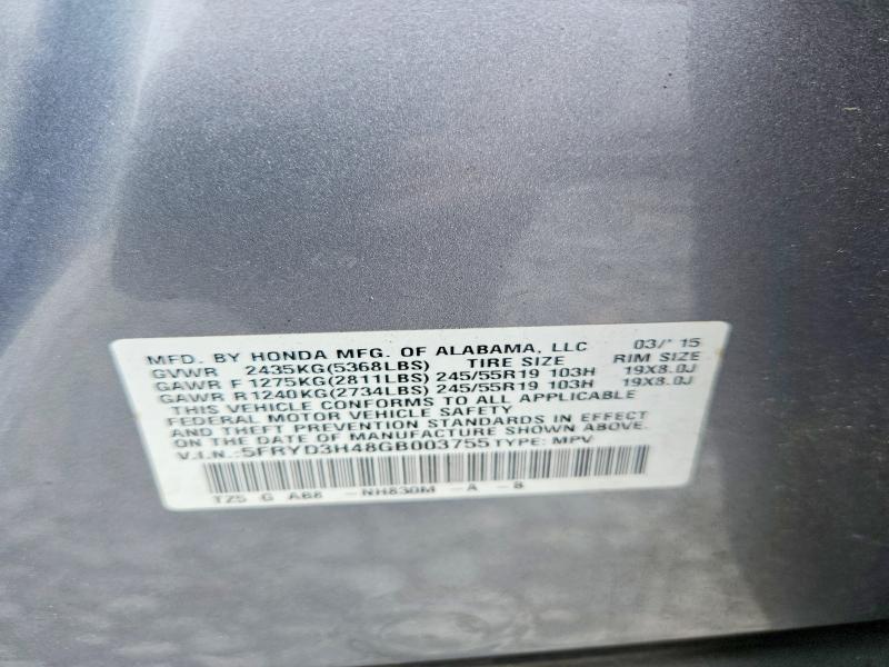 Продажа на аукционе авто 2016 Acura Mdx, vin: 5FRYD3H48GB003755, номер лота: 55770786