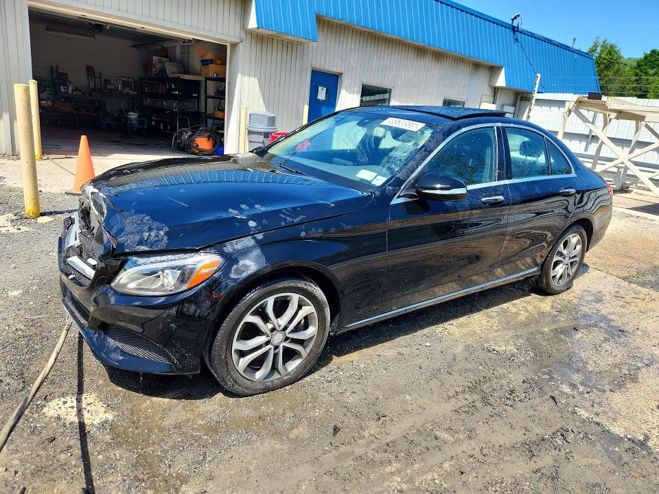 2015 Mercedes-benz C მანქანა იყიდება აუქციონზე, vin: 55SWF4KB0FU068774, აუქციონის ნომერი: 55538556
