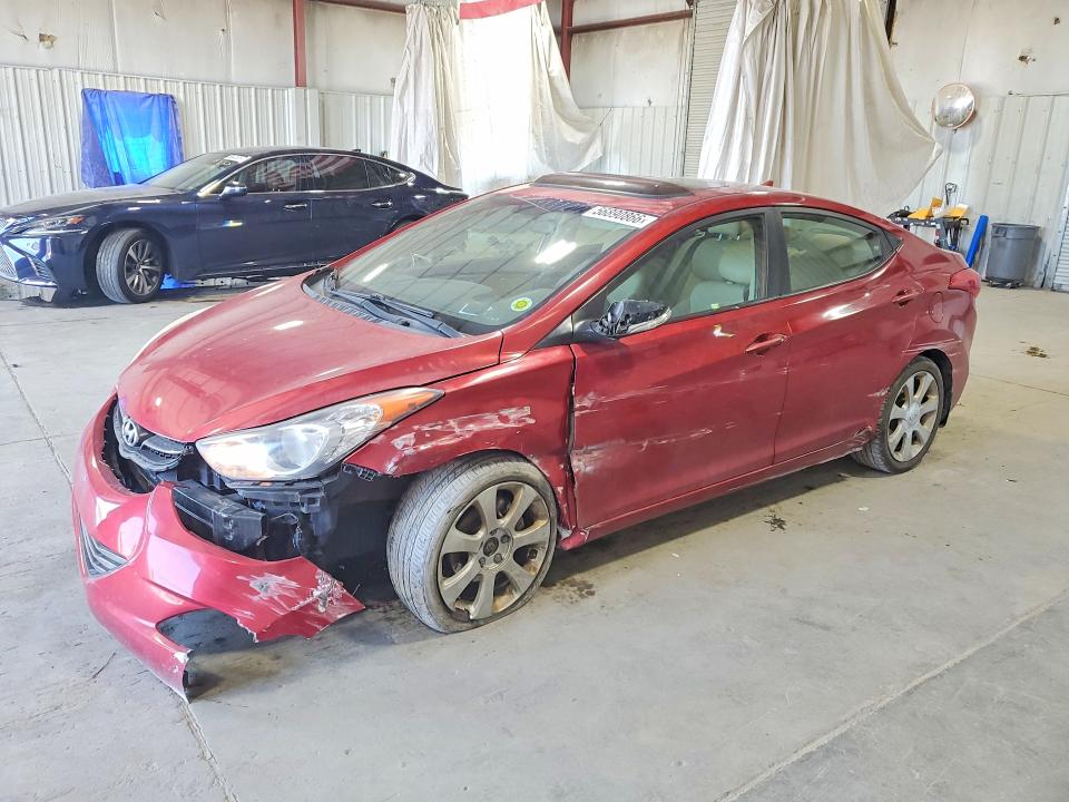 2012 Hyundai Elantra მანქანა იყიდება აუქციონზე, vin: KMHDH4AE2CU391480, აუქციონის ნომერი: 56890866