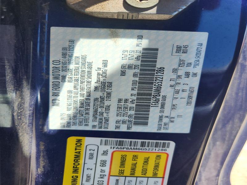 Продаж на аукціоні авто 2016 Ford Mustang, vin: 1FA6P8AM6G5221286, номер лоту: 56142566