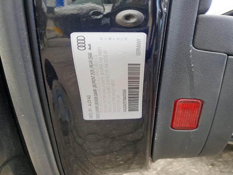 58067026 :رقم المزاد ، WAUDACF57MA003686 vin ، 2021 Audi A5 مزاد بيع
