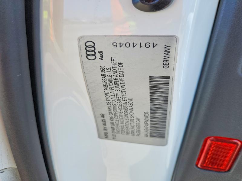 Продаж на аукціоні авто 2023 Audi A4, vin: WAUABAF40PN010536, номер лоту: 57052196