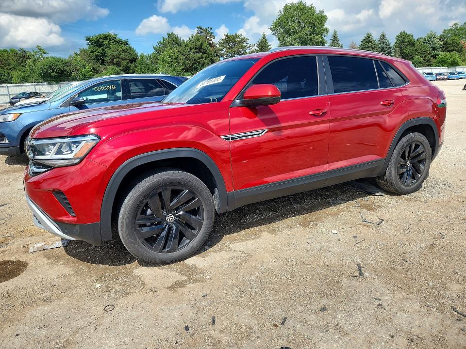 56505306 :رقم المزاد ، 1V2KE2CA9PC221789 vin ، 2023 Volkswagen Atlas Cross Sport مزاد بيع