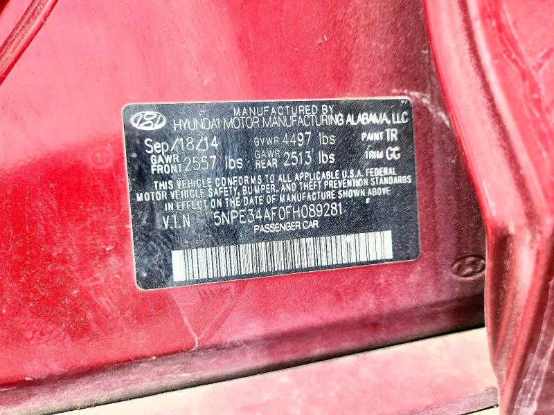Продаж на аукціоні авто 2015 Hyundai Sonata, vin: 5NPE34AF0FH089281, номер лоту: 56353776