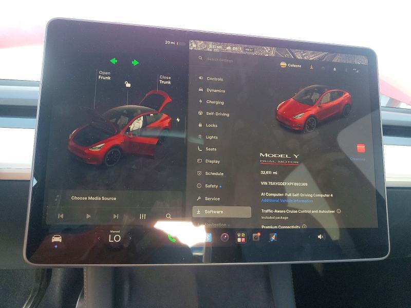 Aukcja sprzedaży 2023 Tesla Model Y, vin: 7SAYGDEFXPF892369, numer aukcji: 58510236