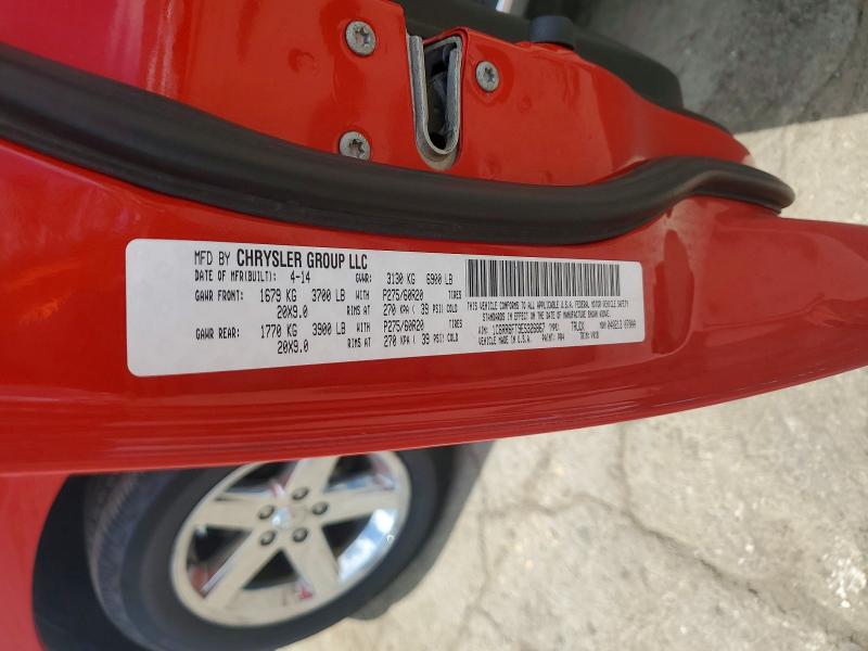 Aukcja sprzedaży 2014 Ram 1500, vin: 1C6RR6FT9ES326867, numer aukcji: 58291466
