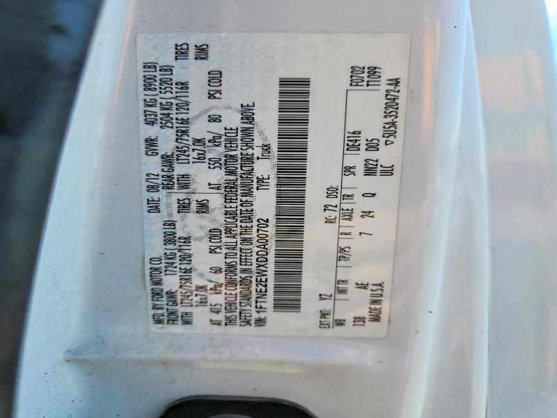 Продаж на аукціоні авто 2013 Ford Econoline, vin: 1FTNE2EWXDDA00702, номер лоту: 55592176