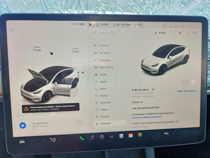 Продаж на аукціоні авто 2023 Tesla Model Y, vin: 7SAYGDEE3PA207780, номер лоту: 56041666