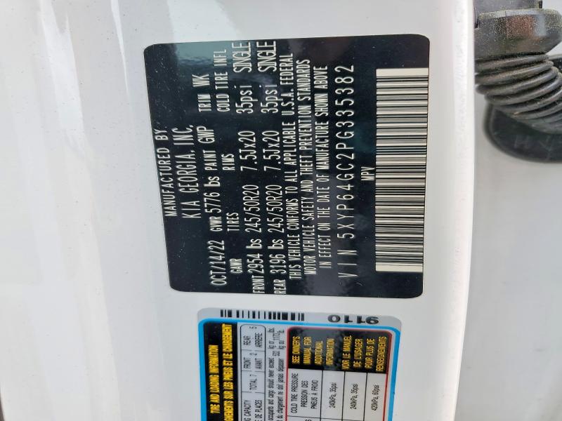 Aukcja sprzedaży 2023 Kia Telluride, vin: 5XYP64GC2PG335382, numer aukcji: 58219716