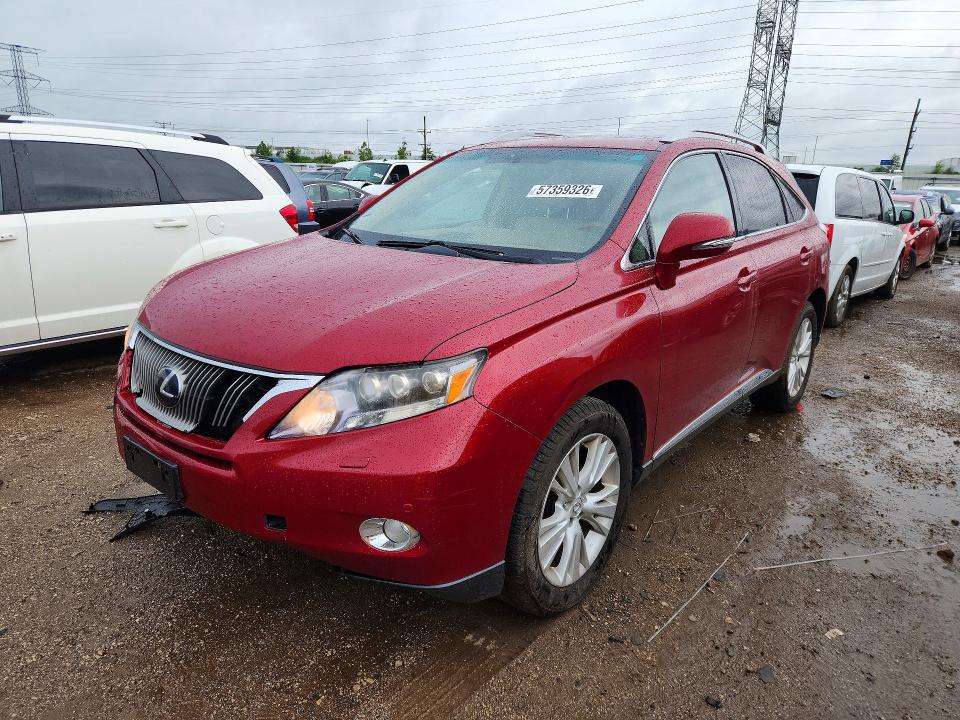 57359326 :رقم المزاد ، JTJBC1BA2A2407221 vin ، 2010 Lexus Rx مزاد بيع